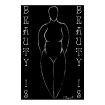 Ode to Curvy Women (ver.2 "Negative") posters