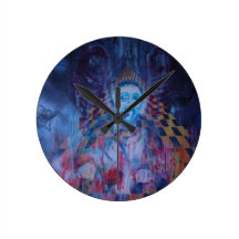ode to francis bacon round clock