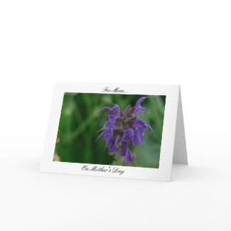 Ode To Mom (Violet Flower) card