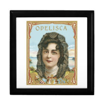 Odeliska Vintage Cigar Label Trinket Box