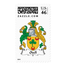 Odell Family Crest Stamp