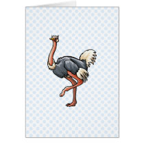 Odetta Ostrich cards by BisforBirds Odetta Ostrich cards