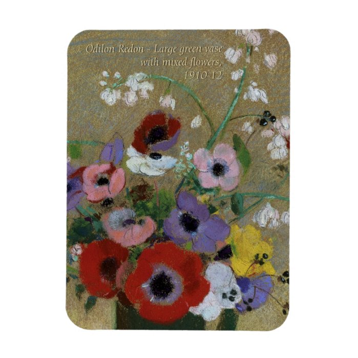 Odilon Redon Flowers CC0551 Fridge Art Collection