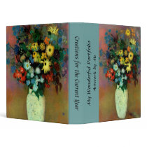 Odilon Redon's Vase with Flowers (1914) binders by MasterpieceGallery Odilon Redon's Vase with Flowers (1914) binders