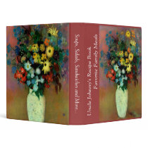 Odilon Redon's Vase with Flowers (1914) Vinyl Binders