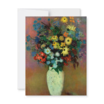 Odilon Redon's Vase with Flowers (1914) Custom Invitations