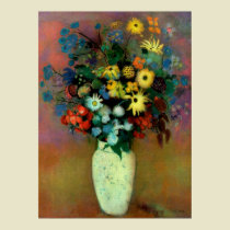 Odilon Redon Vase with Flowers