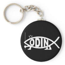 Odin Fish Keychain