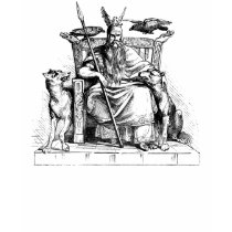 Odin Sketch Norse Gods Nordic Viking Tee t-shirts by NorseGods Odin Sketch Norse Gods Nordic Viking Tee t-shirts