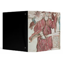 Odin, with his two crows, Hugin  and Munin Vinyl Binders