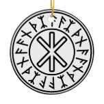 Odin's Protection No.2 (black) Ornament