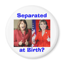 O'Donnell and Palin: Separated at Birth? magnets