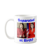 O'Donnell and Palin: Separated at Birth? mugs