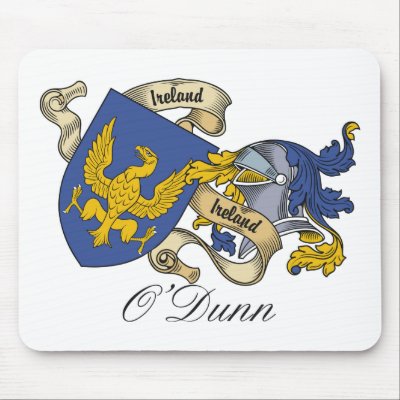 O'Dunn Family Crest Mousepad by coatsofarms