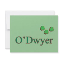 O'Dwyer Family invitations by irish_names O'Dwyer Family invitations