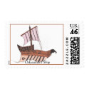 Odysseus' Ship, Odysseus's Ship postage by WildRabbit Odysseus' Ship, Odysseus's Ship postage