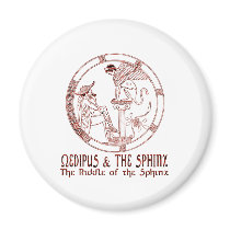 Oedipus & the Sphinx Magnet