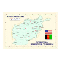 OEF Map Poster posters by a2zgraphicsworks OEF Map Poster posters