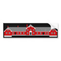 Oerumgaard Manor House bumper stickers by lonvig Oerumgaard Manor House bumper stickers