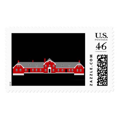 Oerumgaard Manor House Postage Stamps by lonvig