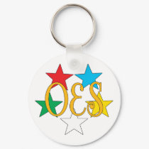OES Circle of Stars Keychain by ArizonaStar OES Circle of Stars Keychain