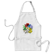 OES Floral Emblem Apron by ArizonaStar OES Floral Emblem Apron