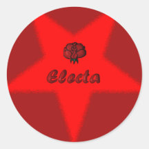 OES Floral Star Point Sticker – Electa