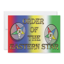 OES Invitation by masonicshop OES Invitation