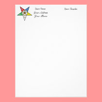 OES Star Stationery letterhead