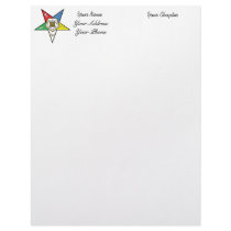 OES Star Stationery letterhead by TheOES OES Star Stationery letterhead