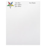 OES Star Stationery Custom Letterhead