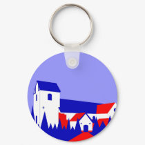 Oester Snede Kirke - The church in Oster Snede keychains