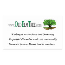 OET business card, v2 business cards