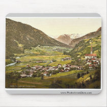 Oetz Valley, with Tschirgant, Tyrol, Austro-Hungar Mouse Pads