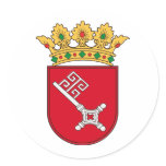 Of Bremen coats of arms stickers