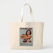 "Of Course I Can!" Canvas Bag