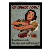 Of course I can! I'm as patriotic as can be Greeting Cards