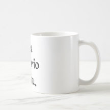 Of one's own accord. coffee mug