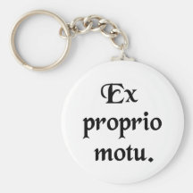 Of one's own accord. keychains