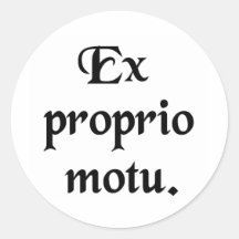 Of one's own accord. sticker