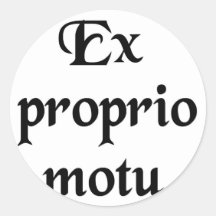 Of one's own accord. sticker