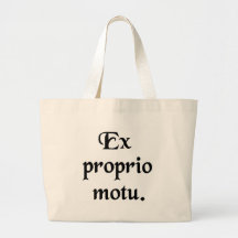 Of one's own accord. tote bag