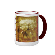 Of Roses and Lace - Love - Mug by Lois Bryan mugs
