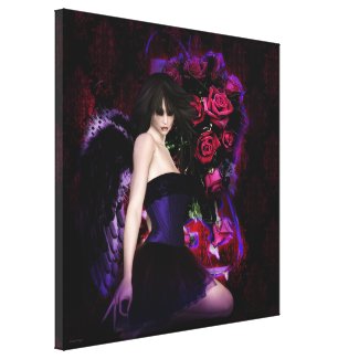 Of Wings and Roses Gothic Girls Fantasy Art