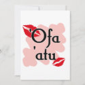 'Ofa 'atu - Tongan I love you