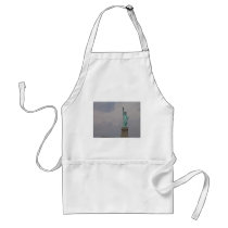Off Centered Statue of Liberty Apron