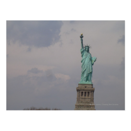 Off Centered Statue of Liberty Postcards