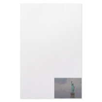 Off Centered Statue of Liberty Stationery Design