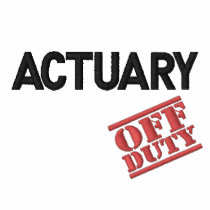 Off Duty Actuary embroidered shirts