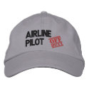 Off Duty Airline Pilot embroidered hats